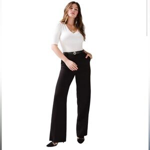 New! White House Black Market Contour Flare Leg Fashion/Work Pant Size 6 L.   20